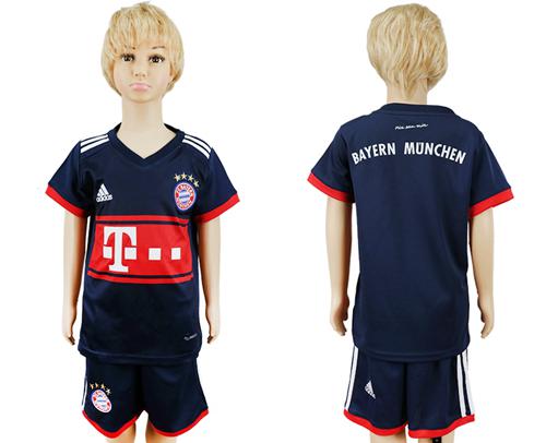 Bayern Munchen Blank Away Kid Soccer Club Jersey